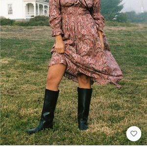 Christy Dawn Adelia Paisley Print Dress